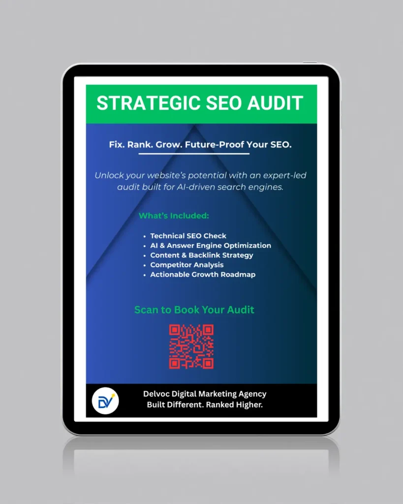 Delvoc SEO Audit Booklet